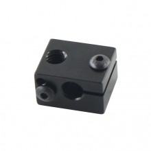 Алюминиевый нагревательный блок для экструдера 3д принтера (V5/V6/MK7/MK8/E3D)