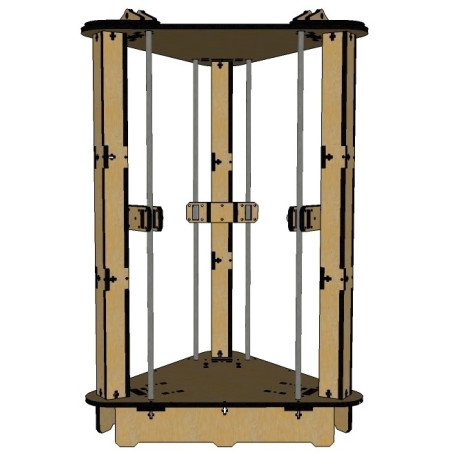 Каркас 3д принтера Росток дельта мини