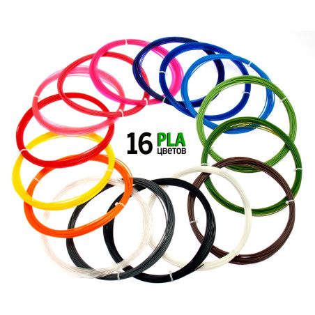 Набор PLA пластика для 3D ручки 1.75 мм
