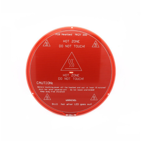 Нагрівальний стіл MK2Y для дельта принтера (rostock) PCB